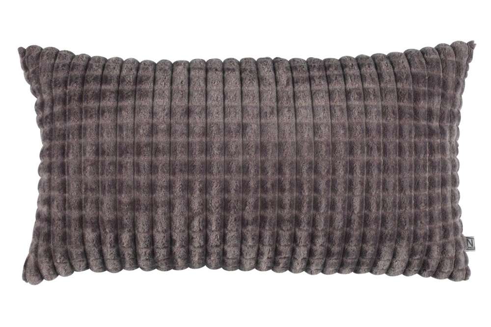 Dekorační polštář šedý 30x50cm