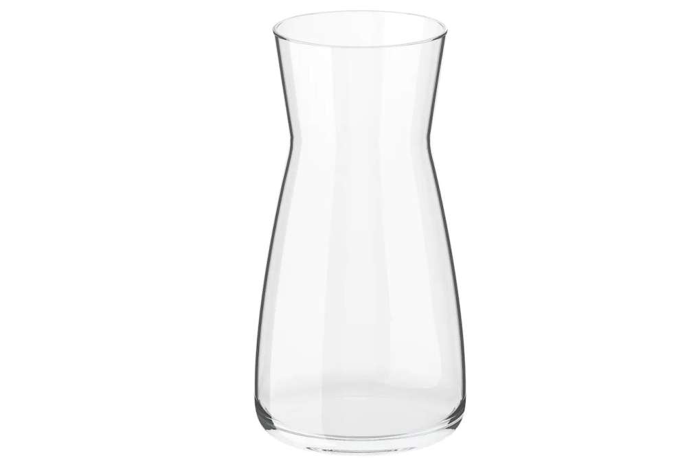 Váza/karafa čiré sklo 20 cm