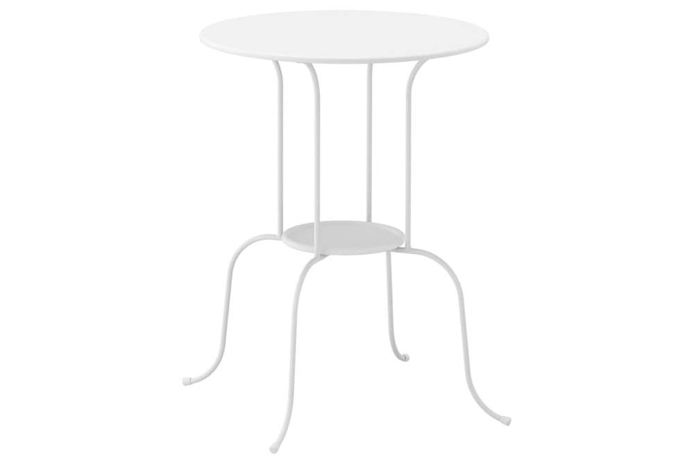Obřadní stolek kulatý bílý 50 cm