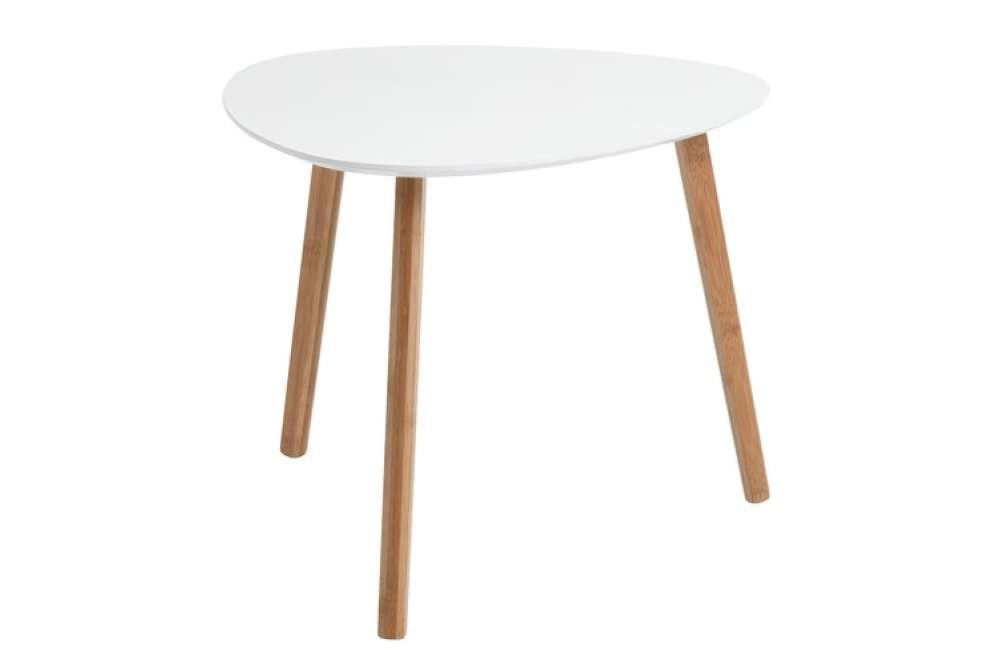 Odkládací stolek bílý 55x55cm