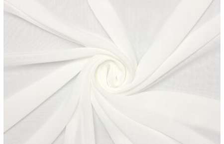 Šifon bílý Ivory 70x300 cm