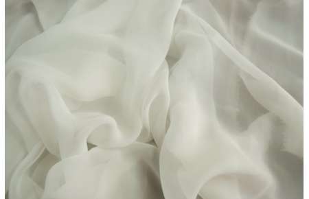 Šifon bílý Ivory 70x350 cm