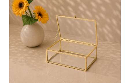 Krabička zlatá 24x15x8 cm