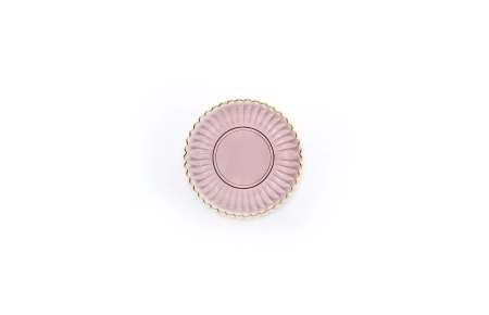 Skleněný talíř  ⌀ 19 cm růžovo-zlatý