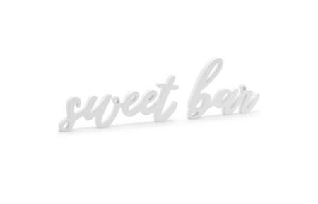 Nápis Sweet bar 20x8 cm