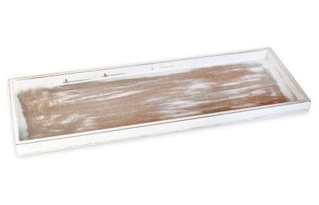 Tác dřevo bílá 50 cm