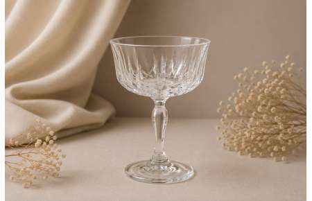 Sklenice na šampaňské luxusní vzorovaná 240 ml