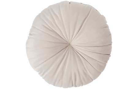Polštář sedací kulatý 36 cm béžovo-šedý
