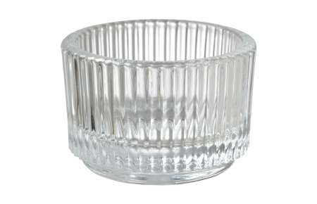 Svícen čajové svíčky skleněný 3,5 cm