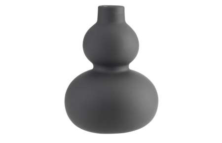 Váza keramická černá 11 cm