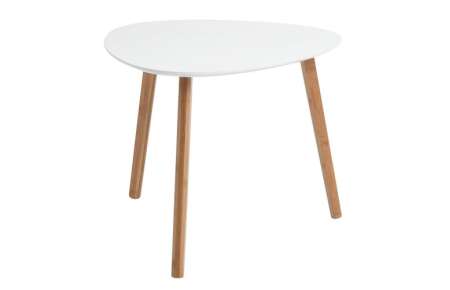 Odkládací stolek bílý 55x55cm